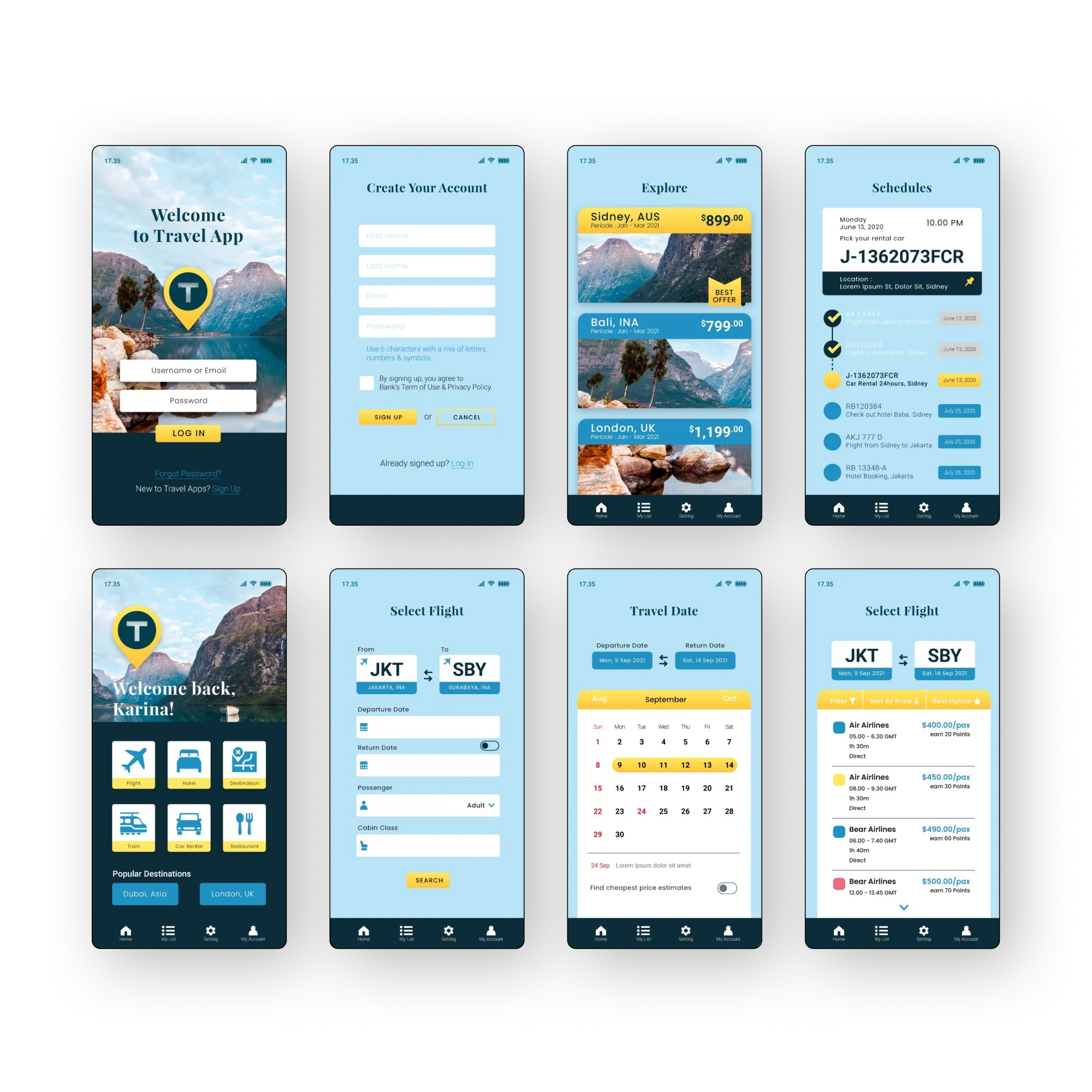 Booking Applications